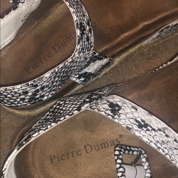 Pierre Dumas size 10 snakeskin platform sandals - Picture 7 of 8